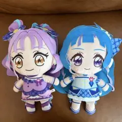 アイドルプリキュア、キュンキュン&ウインクぬいぐるみ2体セット