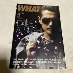 WHAT'S IN? 2014年 4月号 ATSUSHI(EXILE)特集