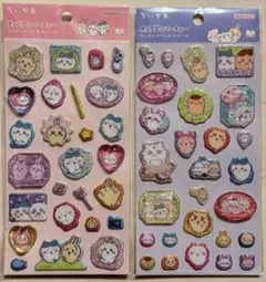 新作 正規品 ポップデコパーティー ちいかわ ラメきらクリスタルシール 2点