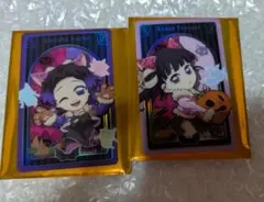 鬼滅の刃　ハロウィン　メタリックカード