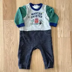 【中古品】ミキハウス　ダブルビー　ロンパース80