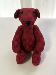 GUCCI グッチ GGキャンバス レッド ベアーぬいぐるみ
