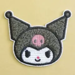 ふわふわ サンリオ クロミ アイロン ワッペン アップリケ パイル 4050