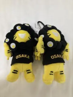 新品未使用 阪神タイガース ミャクミャク マスコット ぬいぐるみ 2種