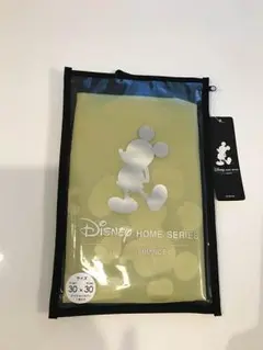 新品 ミッキー クッションカバー グリーン