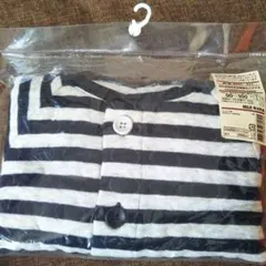 無印良品　パジャマ　90cm 100cm 新品　ボーダー　ネイビー