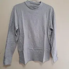 専用☆グレー ややハイネック長袖カットソー S　二枚組