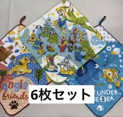 入園準備 ディズニー ループ付きタオル ６枚セット コストコ