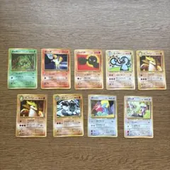ポケカ旧裏まとめ売り　やさしいキュウコン　わるいアーボック　ドンファン　キラあり ポケカ旧裏まとめ売り やさしいキュウコン わるいアーボック ドン
