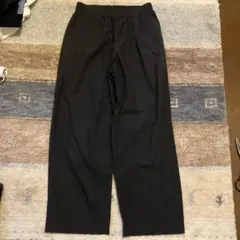evam eva コットン パンツ 墨黒のサムネイル