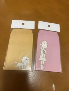 長谷川町子記念館 美術館 サザエさんぽち袋 3枚入り　2種セット
