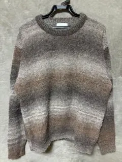 URBAN RESEARCH グラデーションブラウン ニット Mのサムネイル