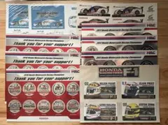 Honda モータースポーツ ステッカーシート 11枚 A4 F1 HRC セナ