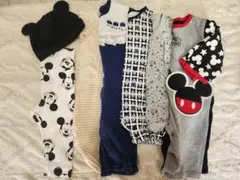 ベビー服まとめ　ミッキー柄ロンパース他　7点セット