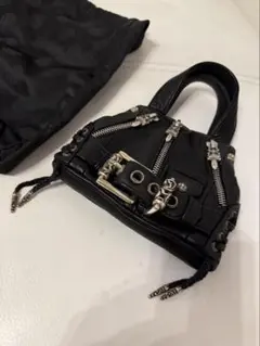 クロムハーツCHROMEHEARTSミニスラウチーラージダガーハンドバッグ 