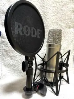 ジャンク品　RODE NT2-A コンデンサーマイク　ショックマウント　ケーブル ジャンク品 RODE NT2-A コンデンサーマイク ショックマウント ケーブル