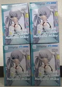 プロセカ 誰もいないセカイの初音ミク ニーゴミク フィギュア 4枚セット