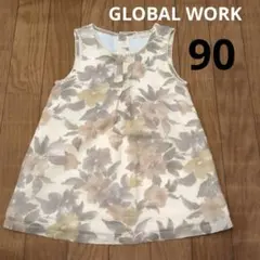 ☆美品☆　女の子　グローバルワーク　ワンピース　90のサムネイル