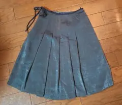 レディース　 プリーツスカート　 ひざ丈