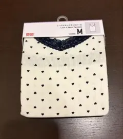 ユニクロ　レースVネックキャミソール　M ホワイトのサムネイル