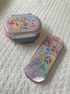 ディズニープリンセス　弁当箱　カトラリー　セット