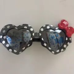 ミニーマウス ハート型サングラス