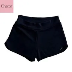 【未使用】チャコット ショートパンツ付きレギンス　黒＊ヨガウェア　バレエ　ダンス 新品 タグ付き Chacott チャコット ショートパンツ付き レギンス 花柄