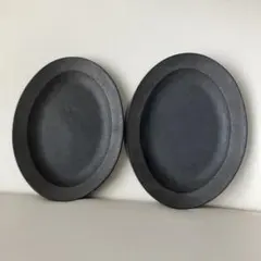 awabi ware 岡本純一さん 楕円形プレート2枚セット オーバル皿 - メルカリ
