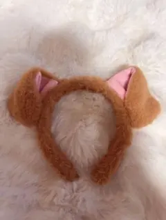 犬耳カチューシャ 茶色 コスプレ