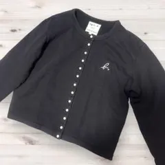 agnes b. × ADAM ET ROPE スナップカーディガン ブラック