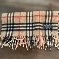Burberrys 100%カシミヤ チェックマフラー