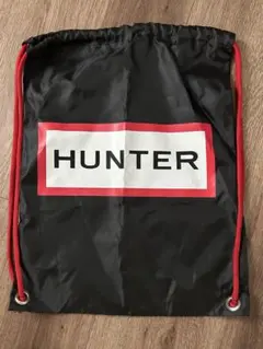신제품 미사용 HUNTER 배낭 블랙 레드