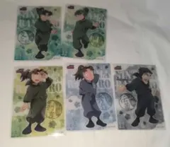 忍たま乱太郎　クリアカードコレクション　5枚