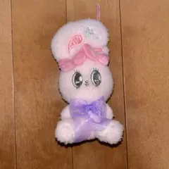 エスターバニー スノーリボンマスコット　ピンク