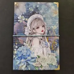 poyo☆彡おすそ分けファイル♡星空と紫陽花の紙もの収納ファイル♡素材セット付き