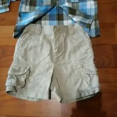 値下げ☆美品ラルフローレン　ズボン　bebeシャツ　90㎝(おまけ靴下付)