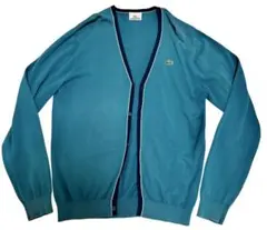 LACOSTE ラコステ カーディガン ターコイズブルー