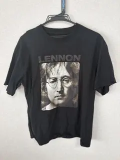 JOHN LENNON プリント 半袖Tシャツ ブラック