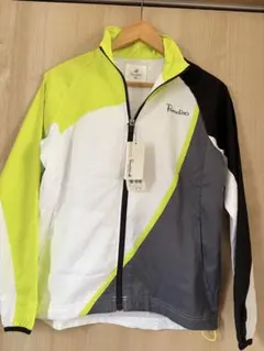 値下げ!新品Paradiso ウィンドブレーカー Sホワイト/イエロー/ブラック