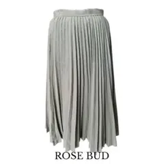 ROSE BUD プリーツスカート モスグリーン 1サイズ S〜M相当