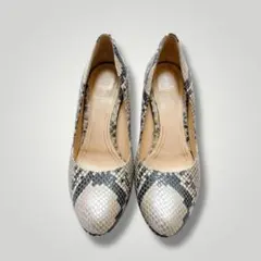 コールハーンCole Haan パイソン パンプス 24.5cm