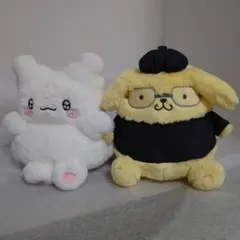 ポムポムプリン & はなまるおばけ BIGぬいぐるみ　 2点セット　サンリオ