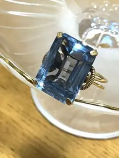 ✳︎bororo ブルーカルセドニー ミニロックリング✳︎ ✳︎bororo ブルーカルセドニー ミニロックリング✳︎ - メルカリ