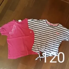 女の子　ChampionとPUMA　Tシャツ ( 120cm )