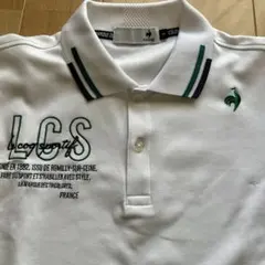 ルコック le coq ゴルフ ポロシャツ メンズ M ホワイト