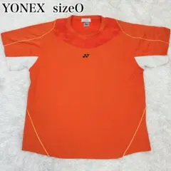 YONEX ヨネックス オレンジ バドミントン テニス ゲームシャツ サイズO