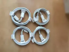 Apple純正　USBtype-c to Lightningケーブル 4本セット