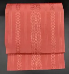 高級　ポリエステル　洒落帯　名古屋帯　博多織　献上柄　315