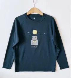 mont-bellモンベルキッズ長袖T 130ツキノワグマ①