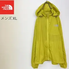ノースフェイス FLIGHT 薄手マウンテンパーカー ライトグリーン メンズXL